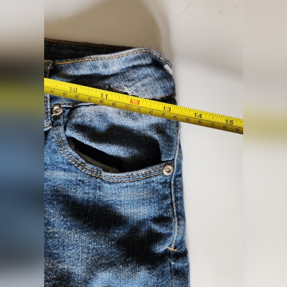 Premiere Distressed Flared Size 1 Jeans - Picture 6 of 14